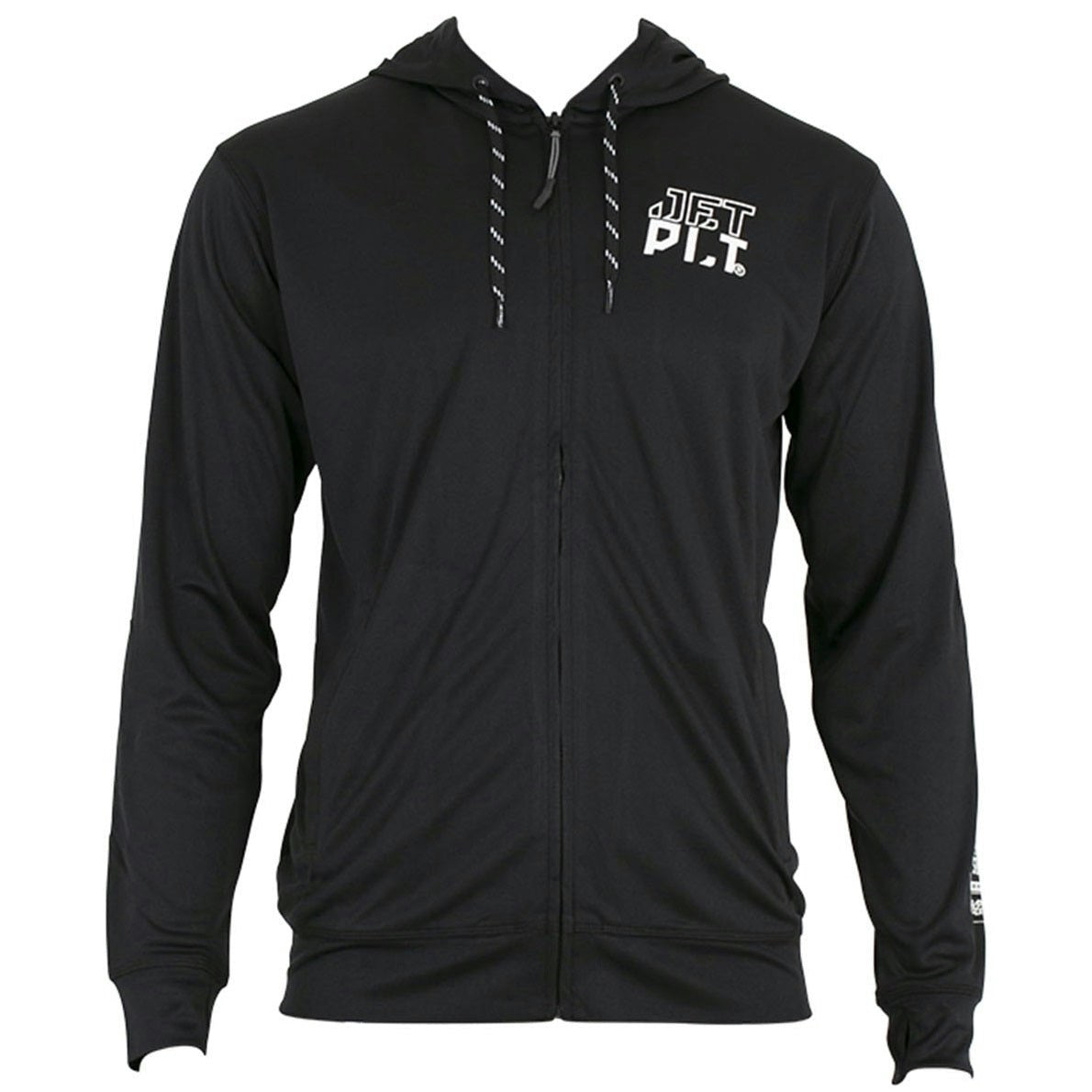 Jetpilot Hyped Long Sleeve Men's Black Hooded Rashie