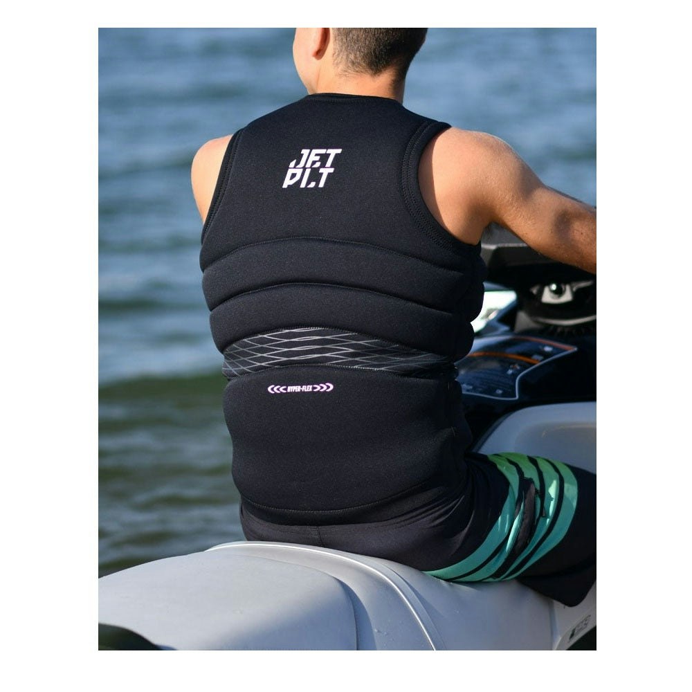 Jetpilot Hyperflex JA21148 Men's Front Entry L50S PFD Vest - Black Sizes S-3XL
