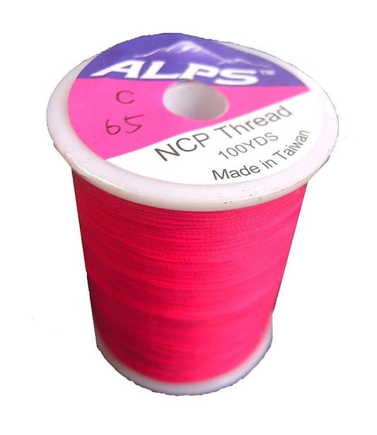 Alps 100yds of Hot Pink Rod Wrapping Thread - Size C (0.2mm) Rod Binding Cotton