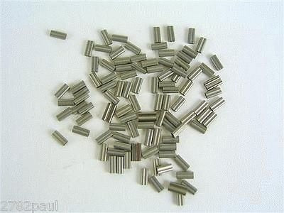 100 x Size 11 Mason Crimps - Crimping Connector Sleeves for Fishing Wire/Line