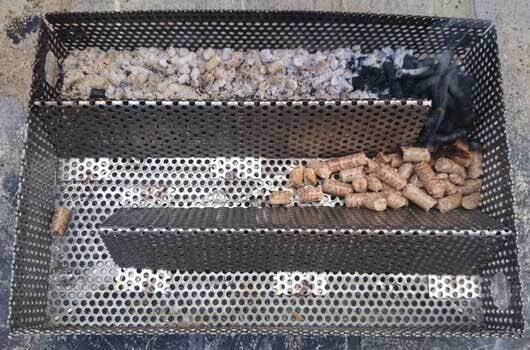 Flaming Coals Stainless Steel EZ-Cold Smoker Tray for Pellet Smoking