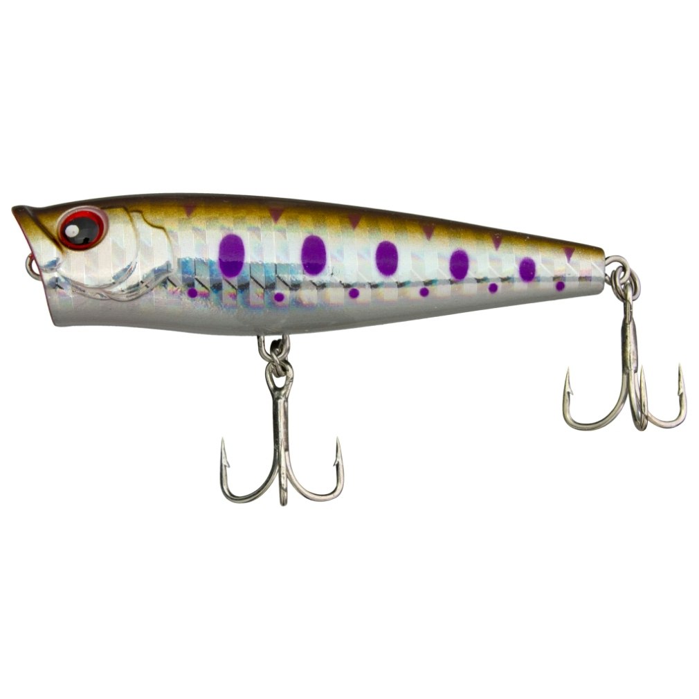 68mm FishArt Dynamite Popping Fishing Lure - 7gm Topwater Popper Lure