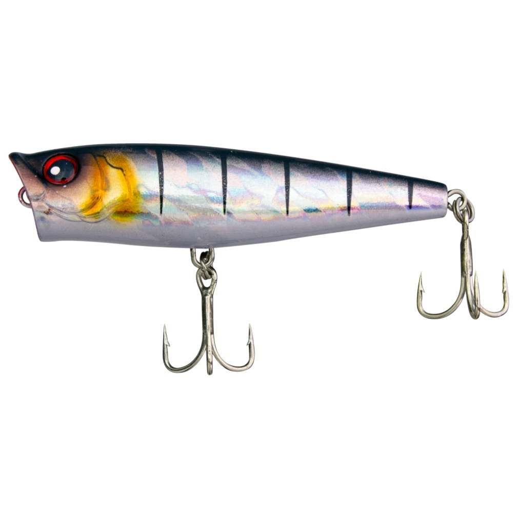 68mm FishArt Dynamite Popping Fishing Lure - 7gm Topwater Popper Lure