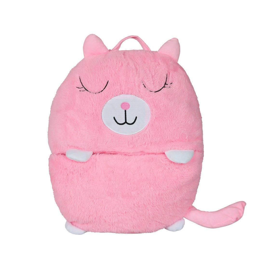 Mountview Sleeping Bag Child Pillow Stuffed Toy Kids Bags Gift Toy Cat 180cm L