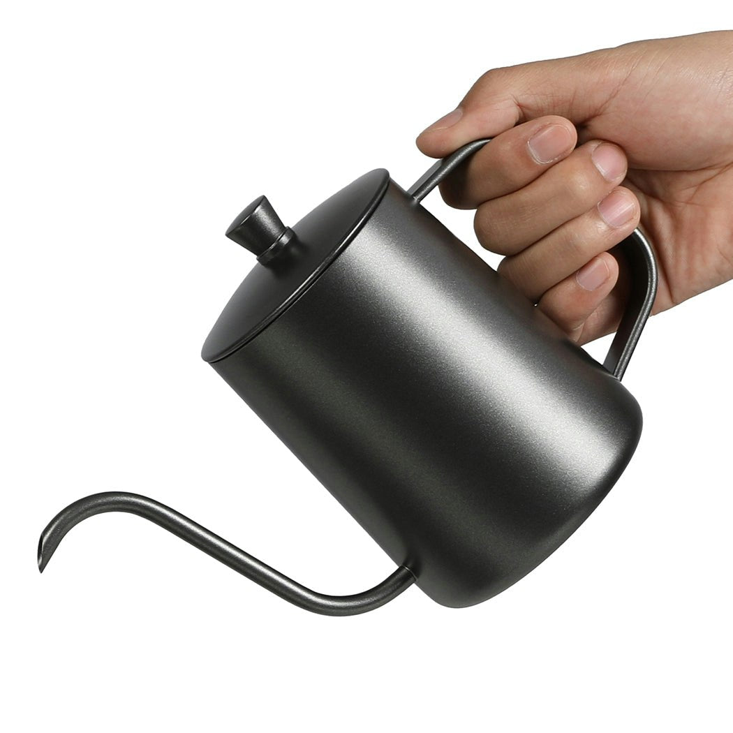 Pour Over Coffee Maker Set Dripper Pot Kettle Filter Coffee Grinder Camping Travel