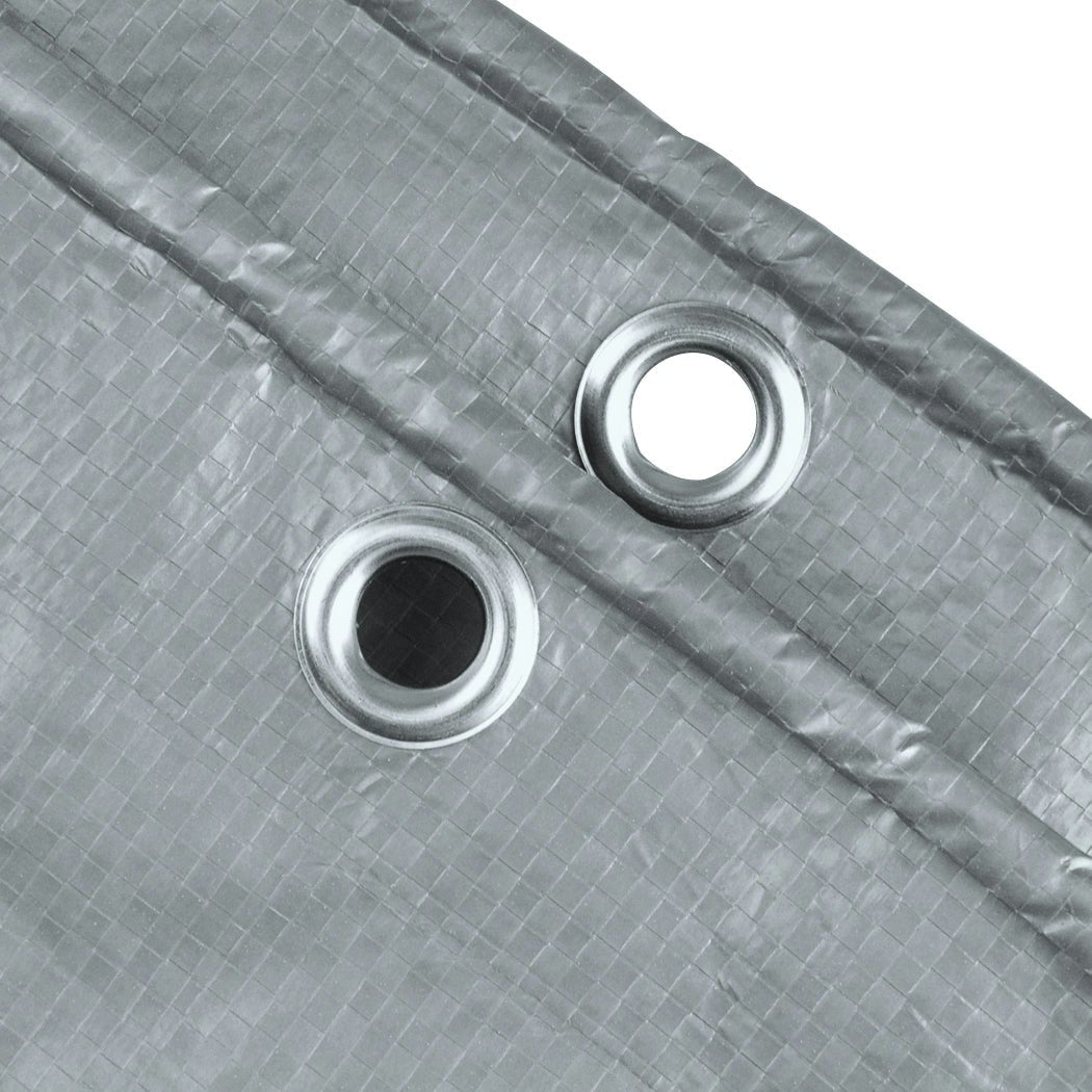 Manan Tarp Tarpaulin 200GSM Camping Heavy Duty Tent Waterproof Cover 4.9mx6.1m