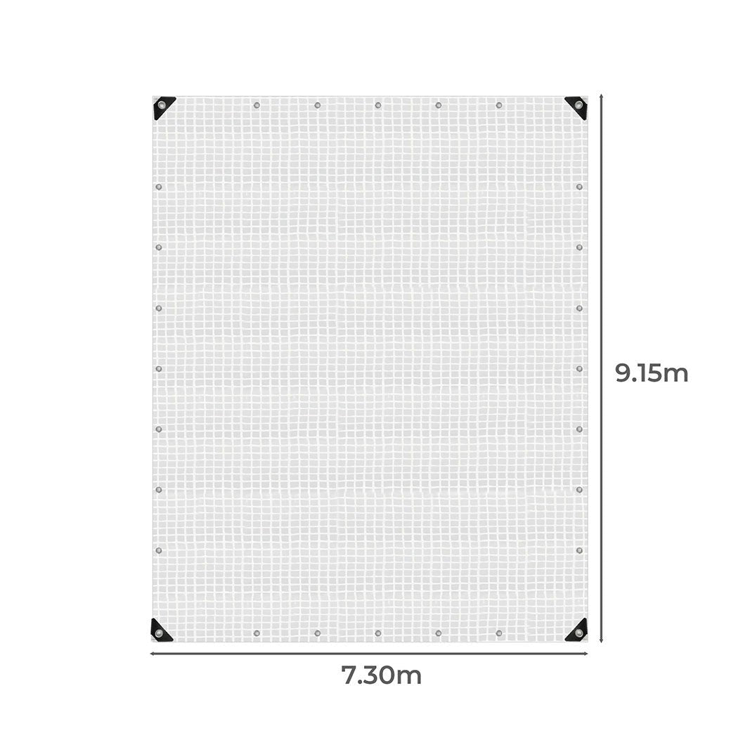 Manan Tarp Tarpaulin 200GSM Camping Heavy Duty Tent Waterproof Cover 7.3mx9.15m