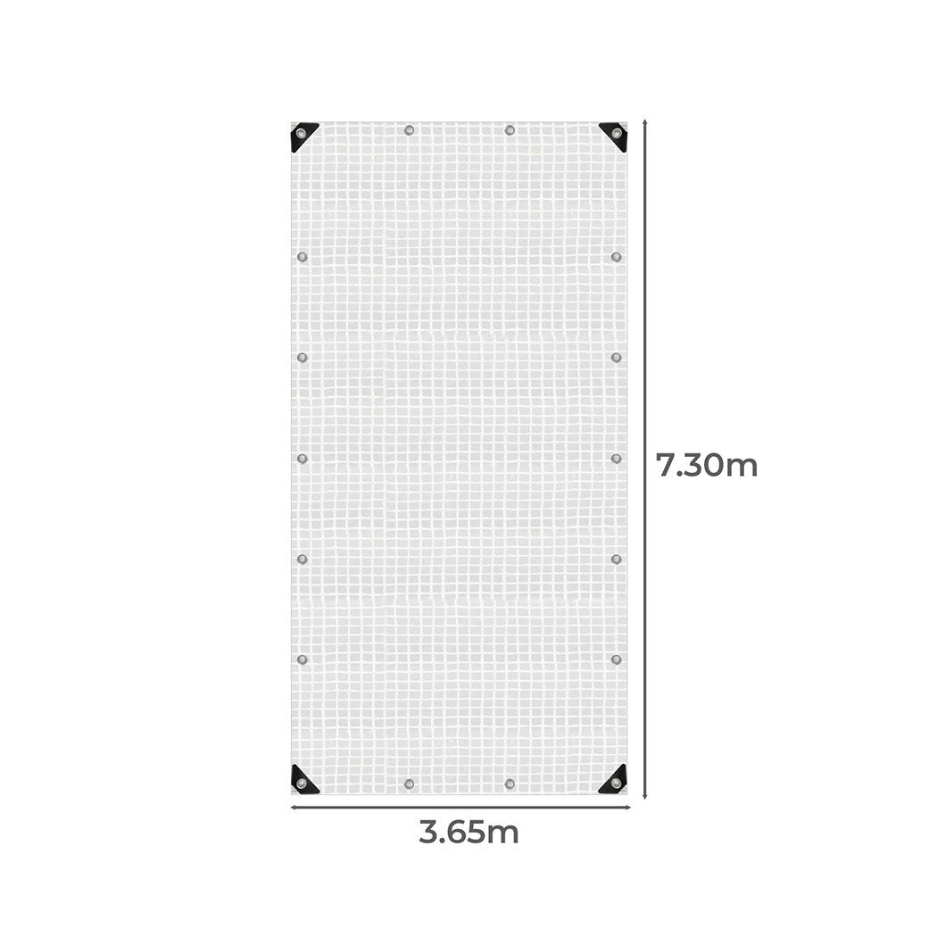 Manan Tarp Tarpaulin 200GSM Camping Heavy Duty Tent Waterproof Cover 3.65mx7.3m