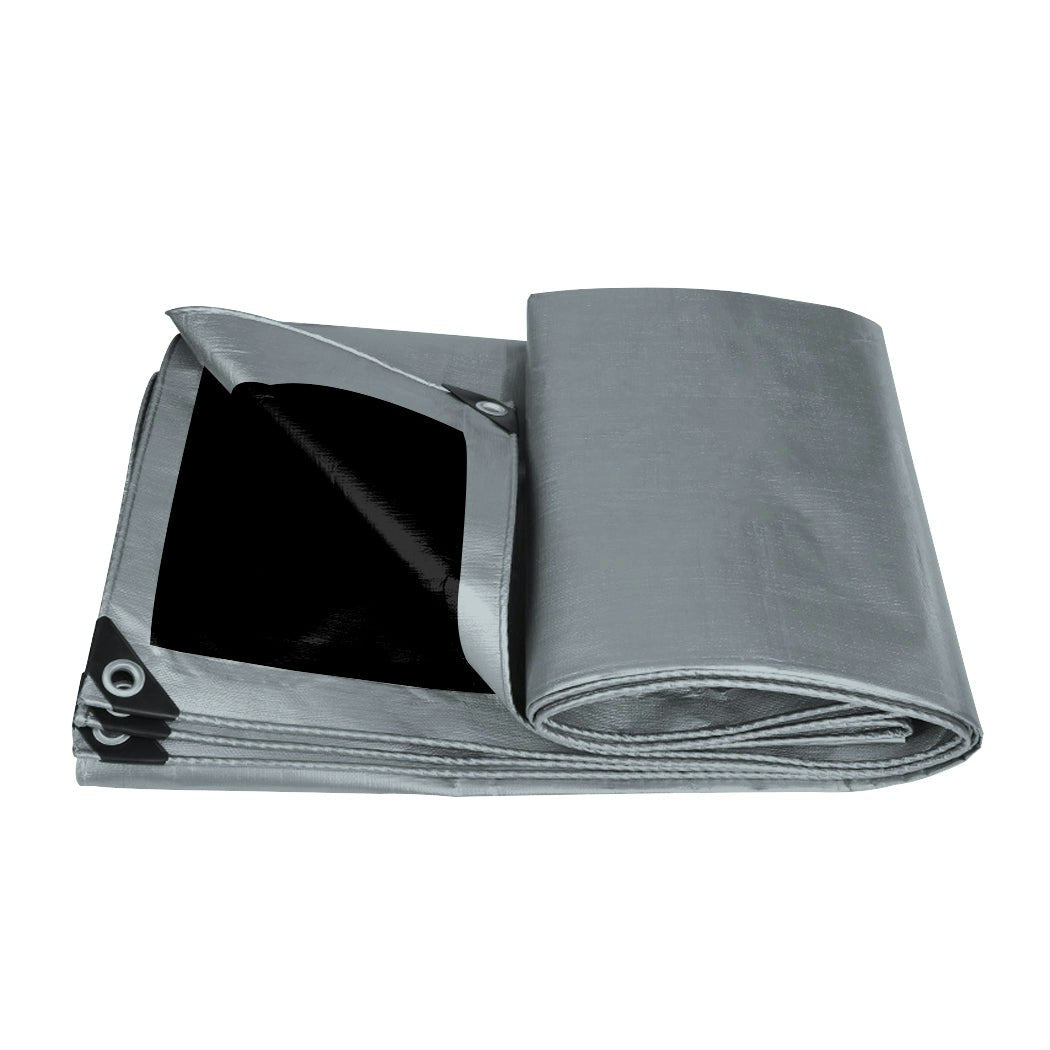 Manan Tarp Tarpaulin 200GSM Camping Heavy Duty Tent Waterproof Cover 2.13x6.1m