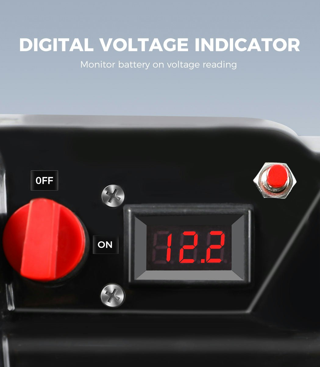 AGM Battery 12V 170Ah Deep Cycle with Battery Box Anderson Plug 2x USB Caravan