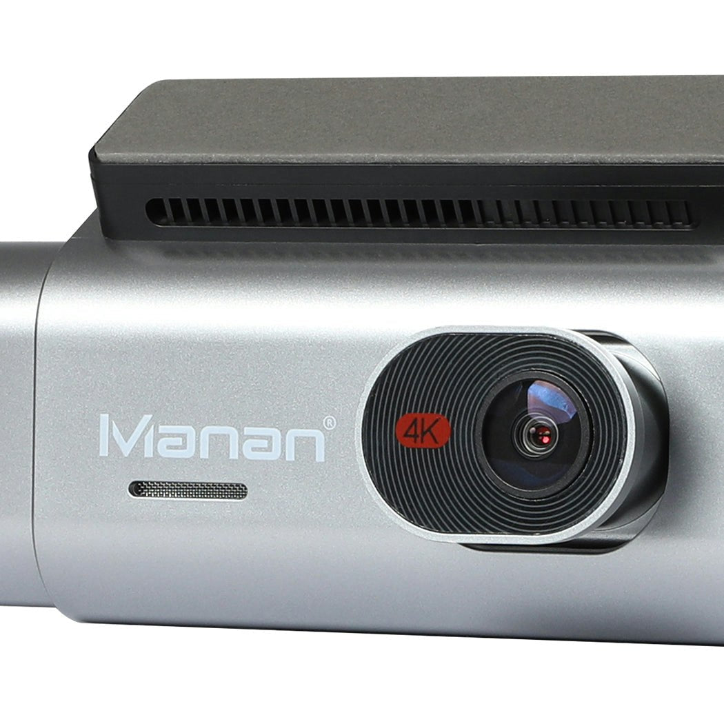 Maman 4K Dash Camera Front Rear Inside 3 Len Car Dashcam Recorder Wifi GPS 128G