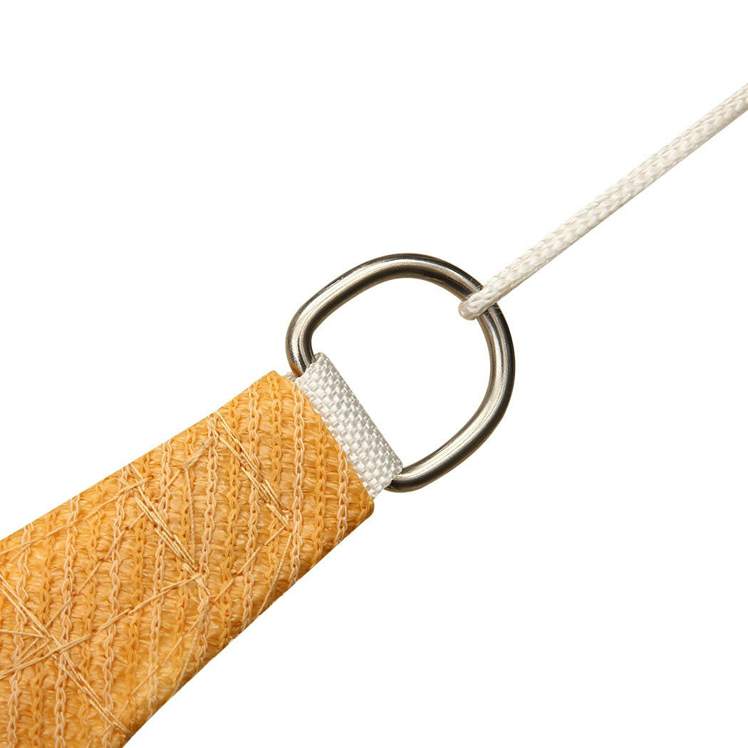 Mountview Sun Shade Sail Cloth Rectangle Canopy Outdoor Awning Cover Beige 3x4M