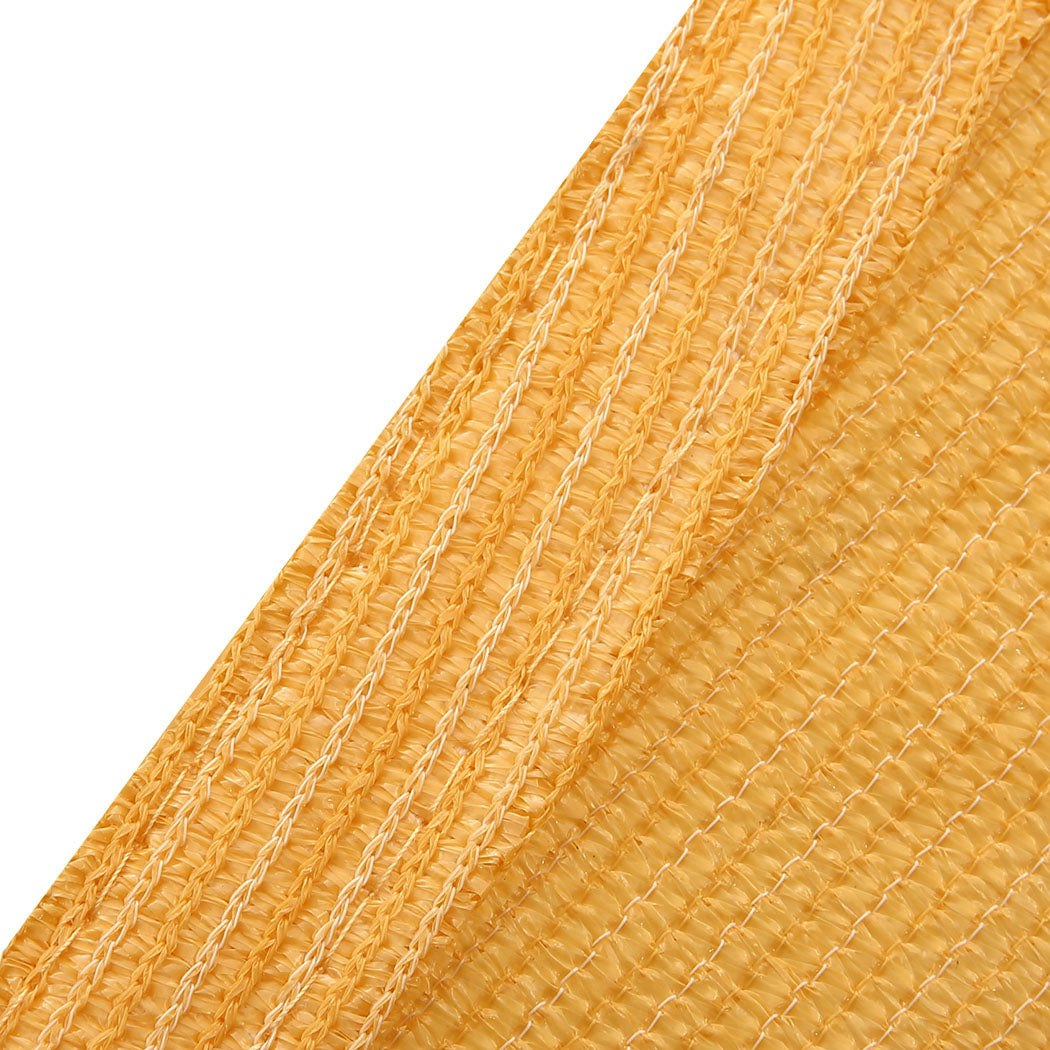 Mountview Sun Shade Sail Cloth Canopy Rectangle Outdoor Awning Cover Beige 3x3M