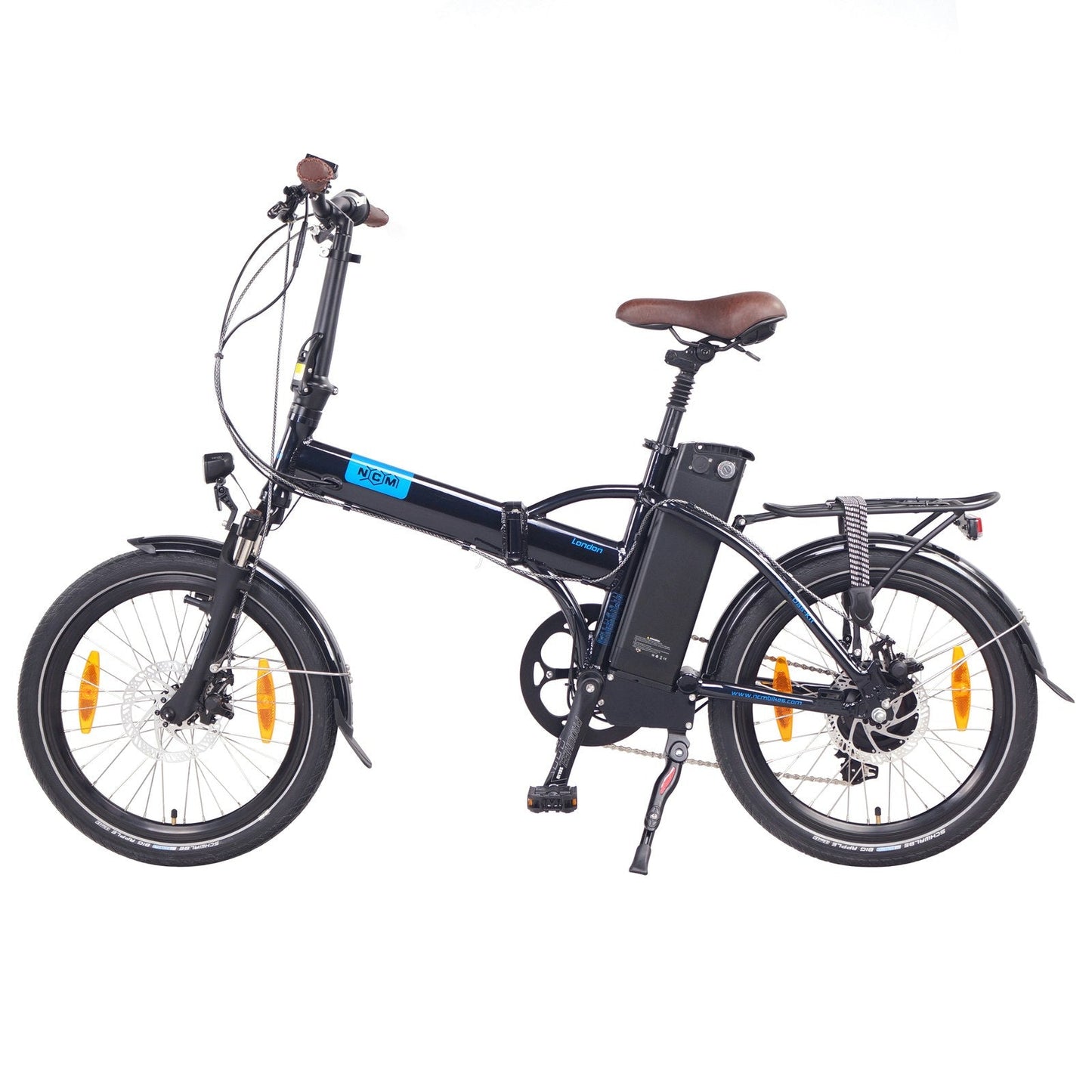 NCM London Folding E-Bike, 250W-350W, 36V 15Ah 540Wh Battery