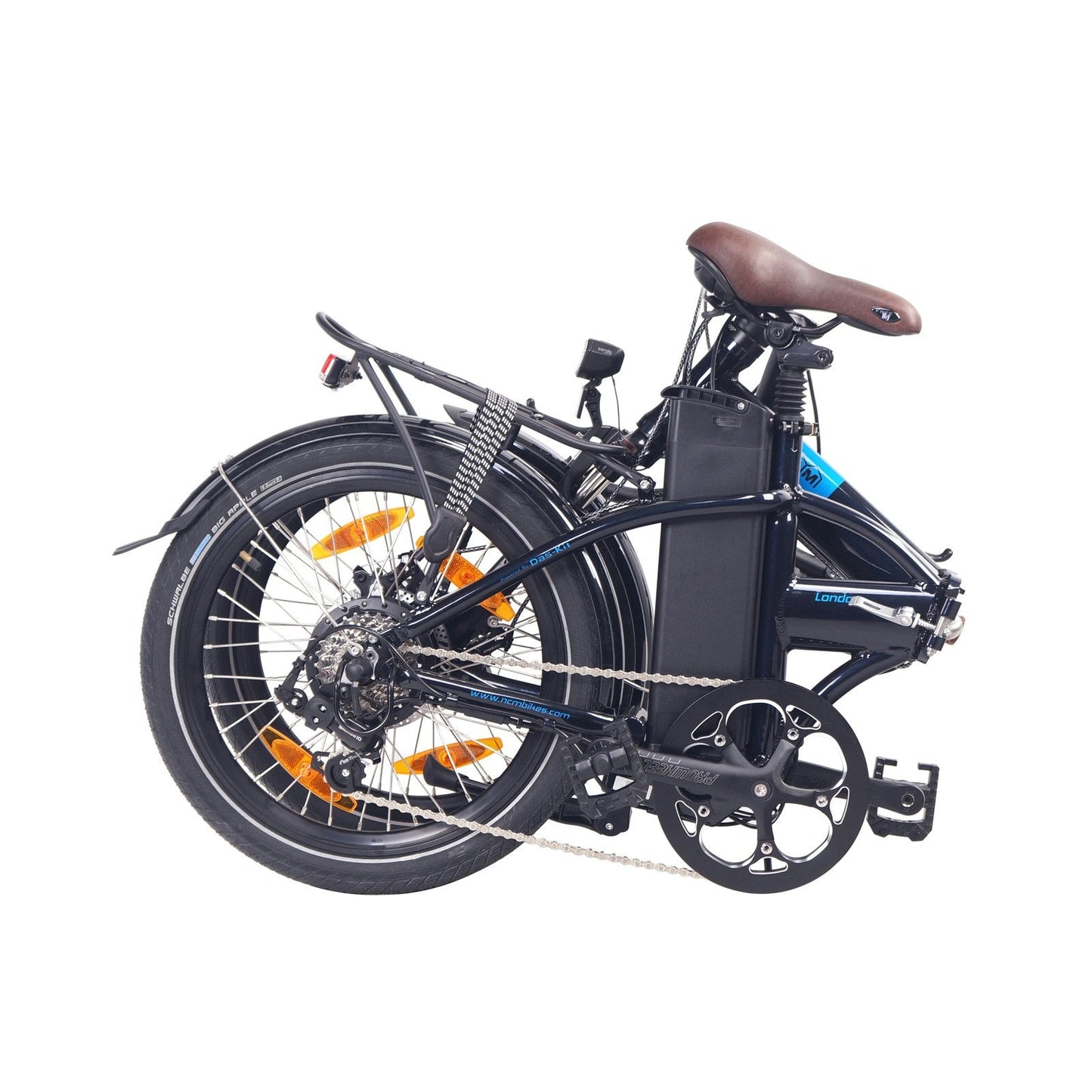 NCM London Folding E-Bike, 250W-350W, 36V 15Ah 540Wh Battery