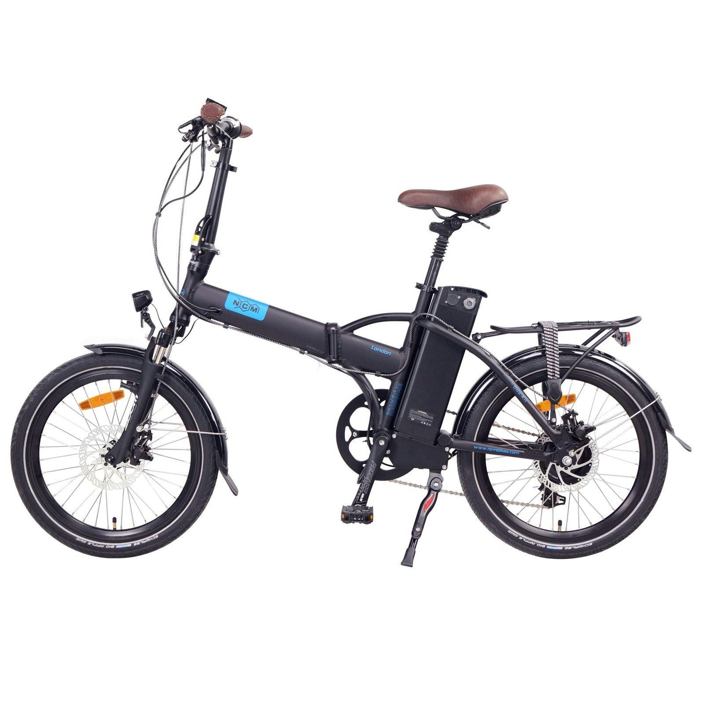 NCM London Folding E-Bike, 250W-350W, 36V 15Ah 540Wh Battery