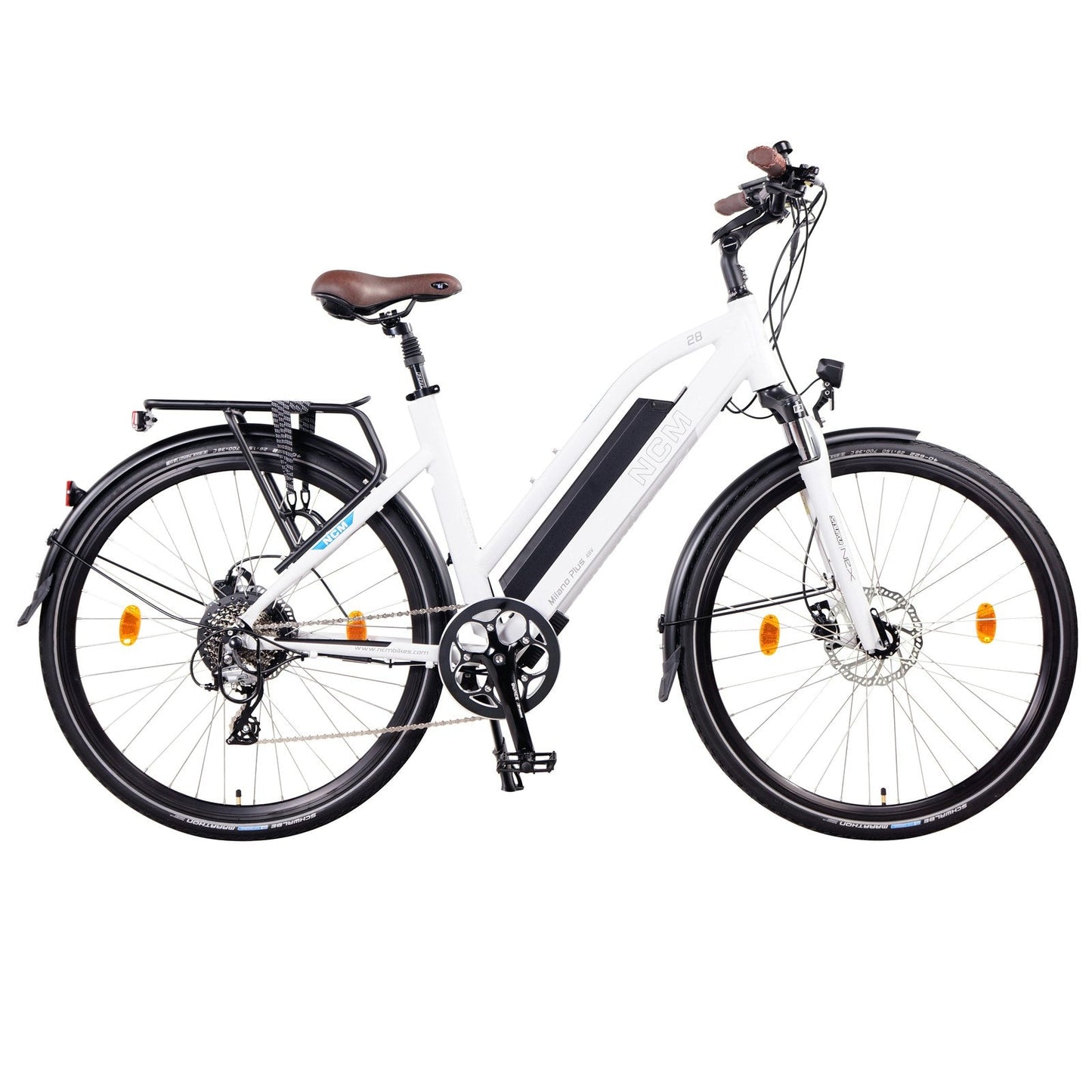 NCM Milano Plus Trekking E-Bike, City-Bike, 250W-500W, 48V 16Ah 768Wh Battery
