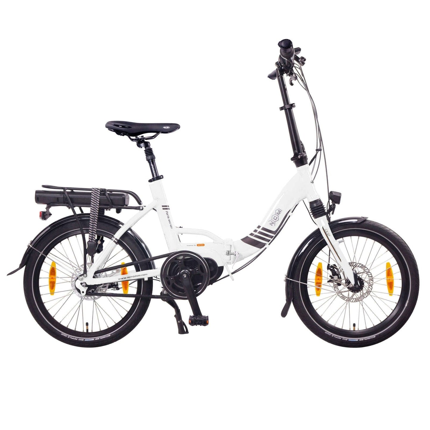 NCM Paris Max N8R Folding E-Bike, 250W-500W 36V 14Ah 540Wh Battery [Size 20"]