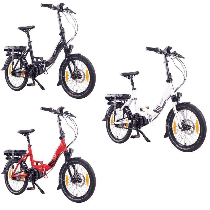 NCM Paris Max N8R Folding E-Bike, 250W-500W 36V 14Ah 540Wh Battery [Size 20"]