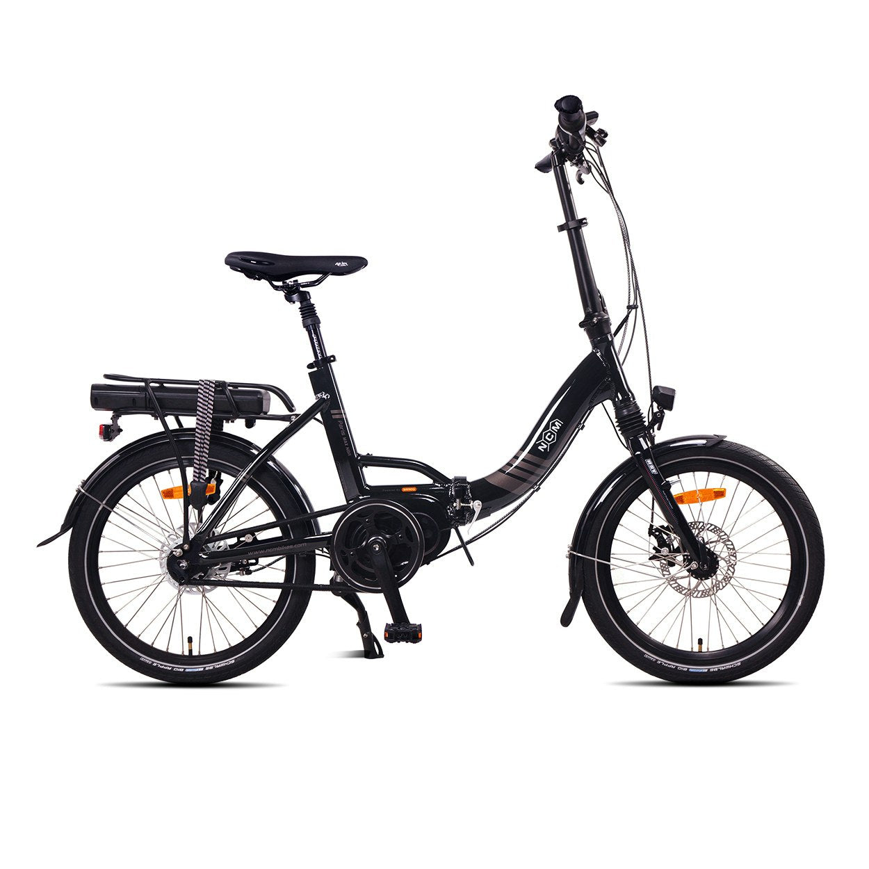 NCM Paris Max N8R Folding E-Bike, 250W-500W 36V 14Ah 540Wh Battery [Size 20"]