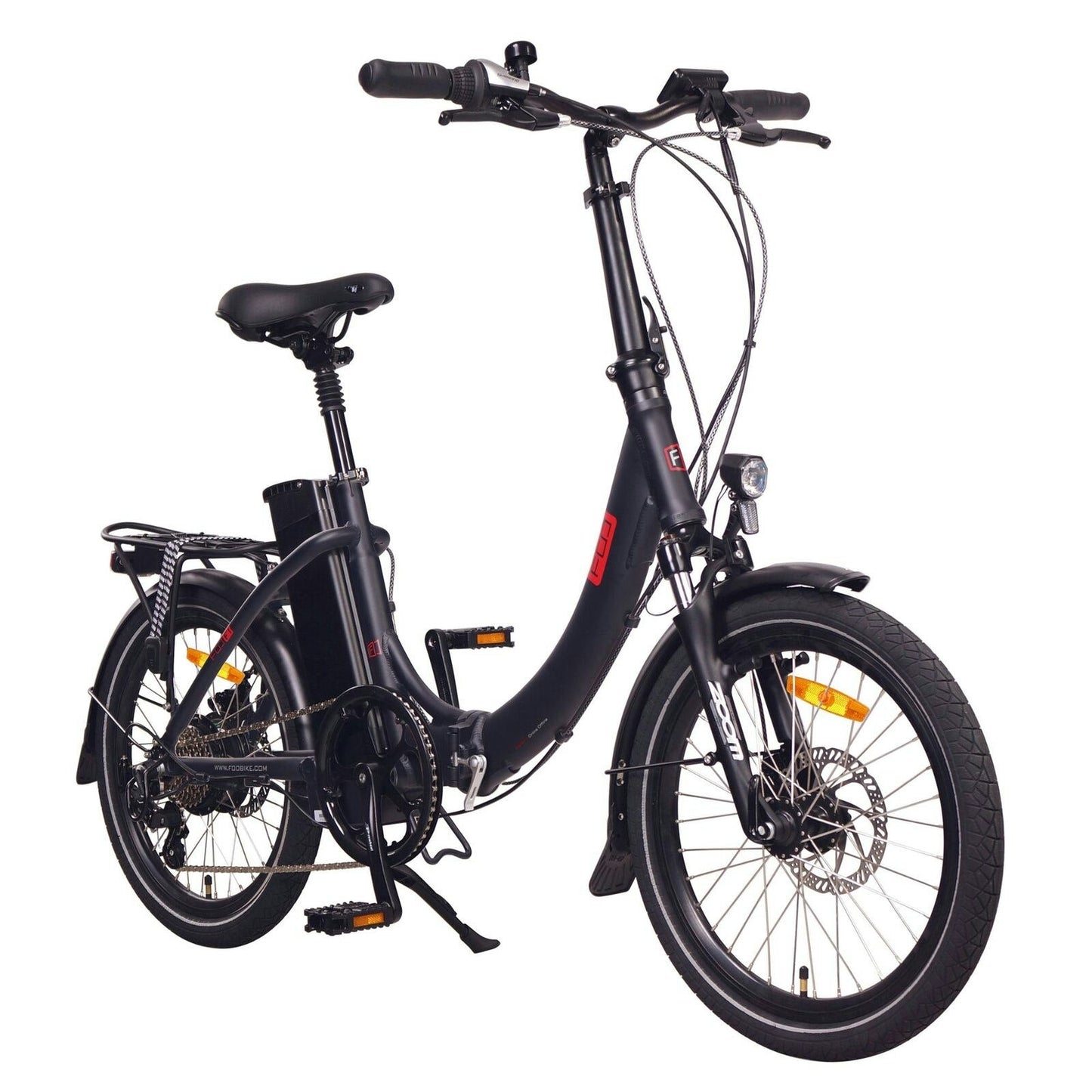 FOO F1 Folding Electric Bike, 250W-350W, 36V 13Ah, 468WH Battery