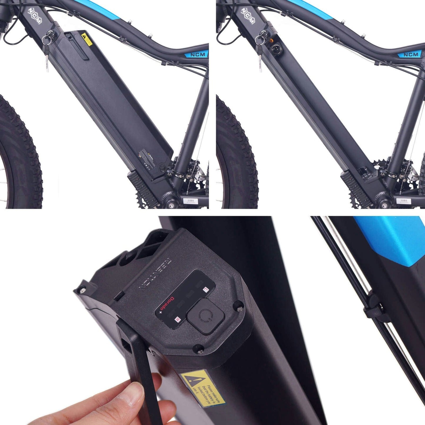 NCM Aspen Plus Fat Electric Bike, E-Bike, 48V 16Ah, 250W-750W, E-MTB 768Wh Battery