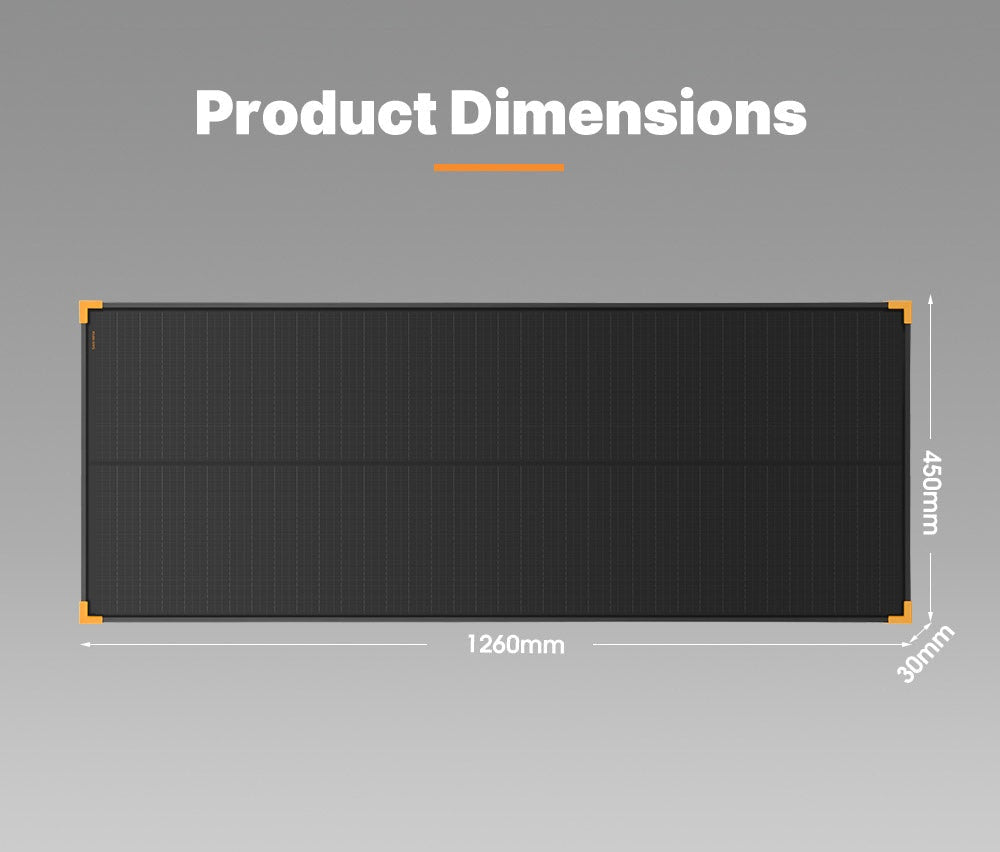San Hima 120W Solar Panel Kit Mono Shingled Fixed Power Camping Caravan