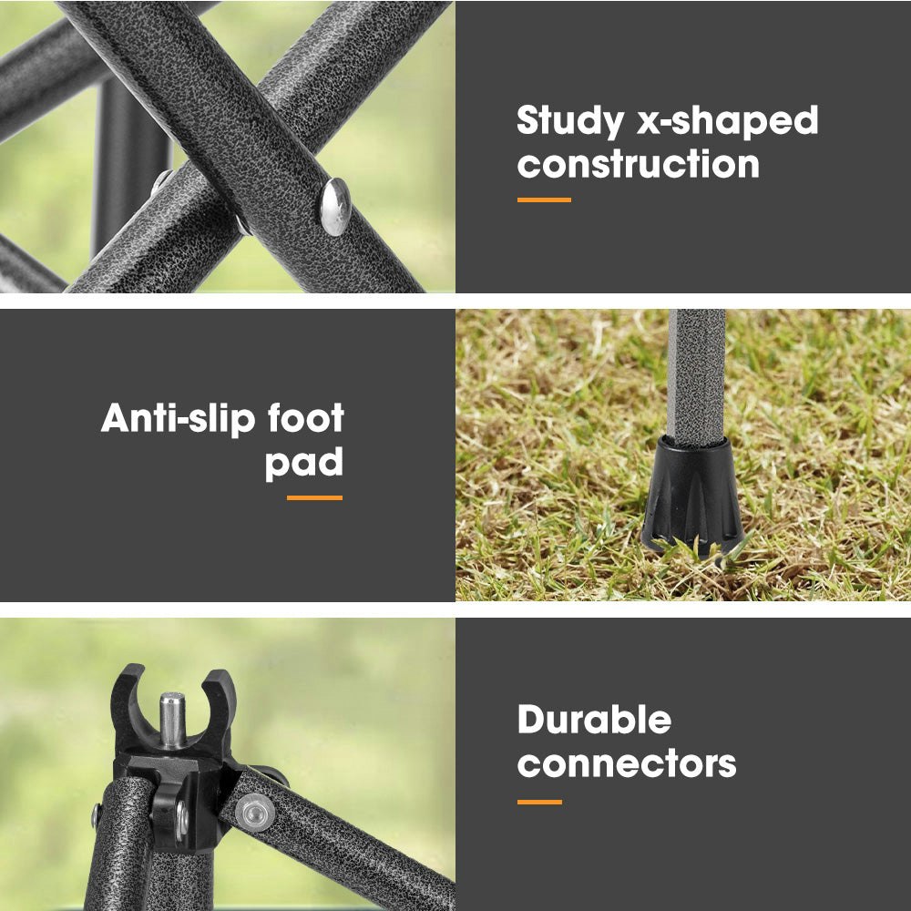 San Hima Folding Camping Table Adjustable Aluminium Portable Outdoor BBQ Desk