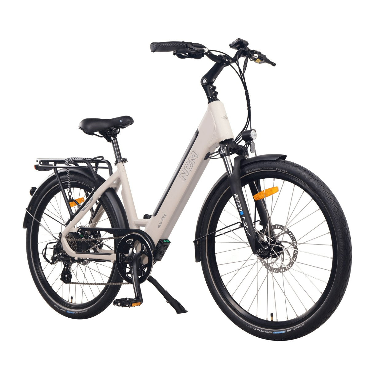 NCM T3S Step-Thru Trekking E-Bike, City Electric Bike, 250W-500W, 48V 12Ah 576Wh Battery