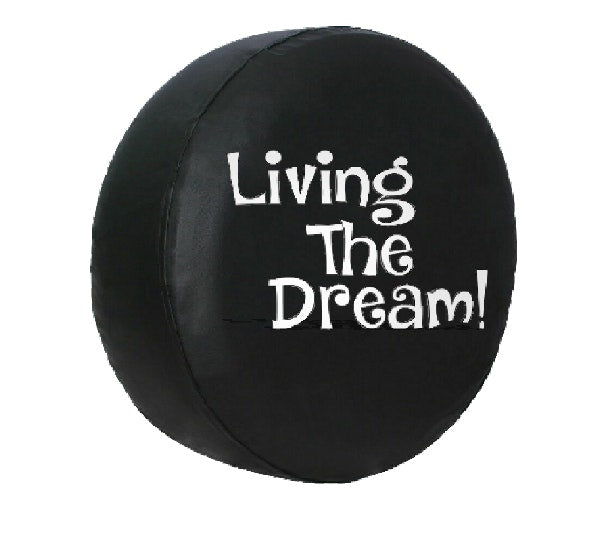 33 Inch 'Living the Dream' Spare Wheel Cover