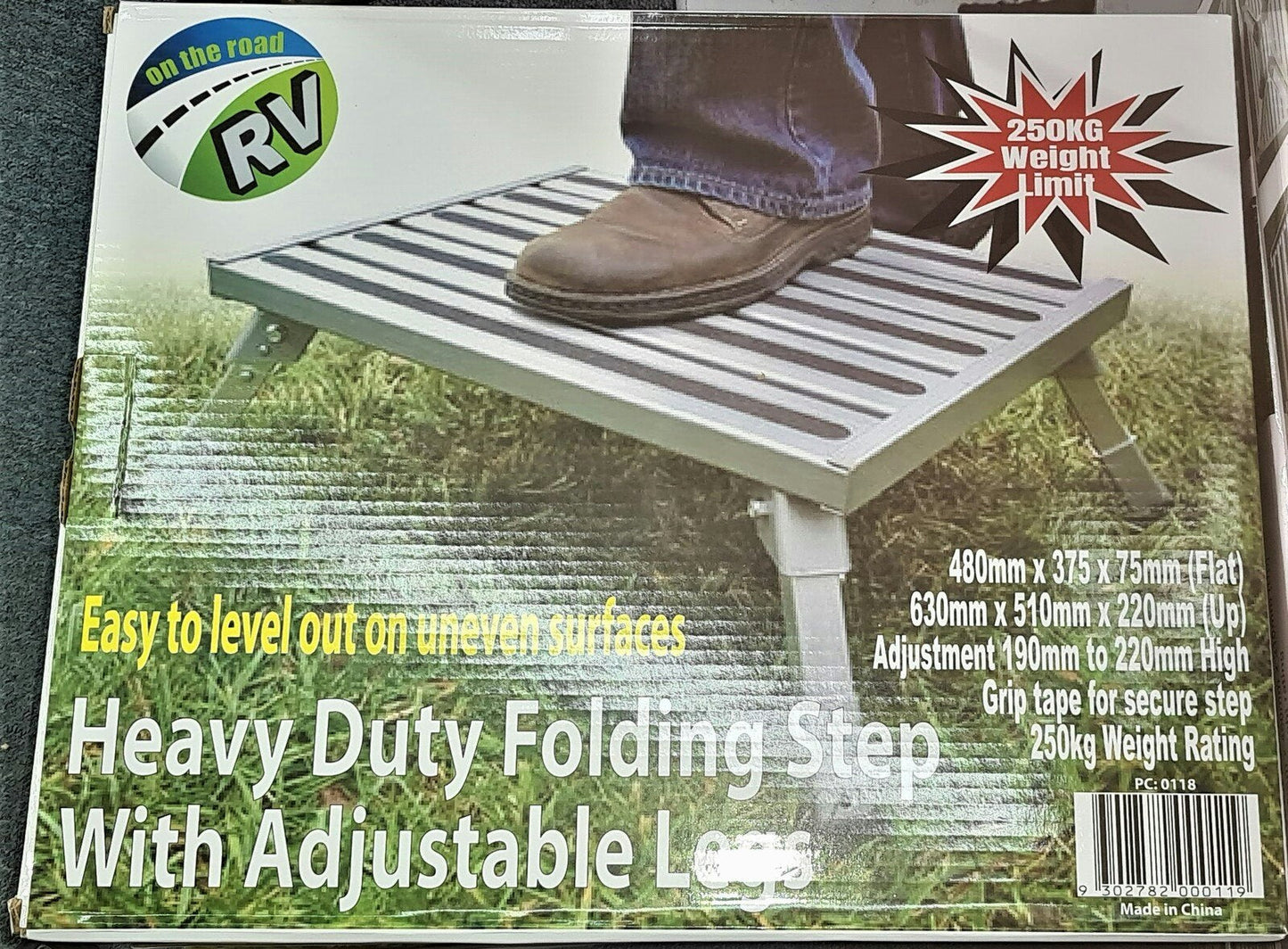 Adjustable Folding Caravan Step