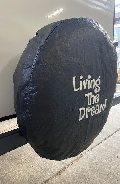 27 Inch 'Living the Dream' Spare Wheel Cover