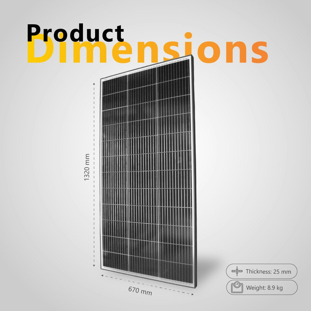 Exotronic 180W Fixed Solar Panel