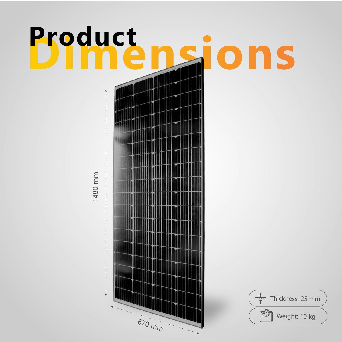 Exotronic 200W Fixed Solar Panel