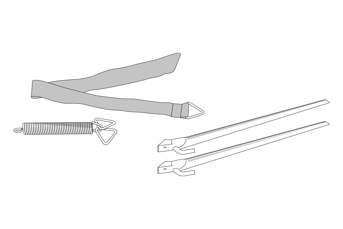 Fiamma Anchoring straps - Tie Down Yellow