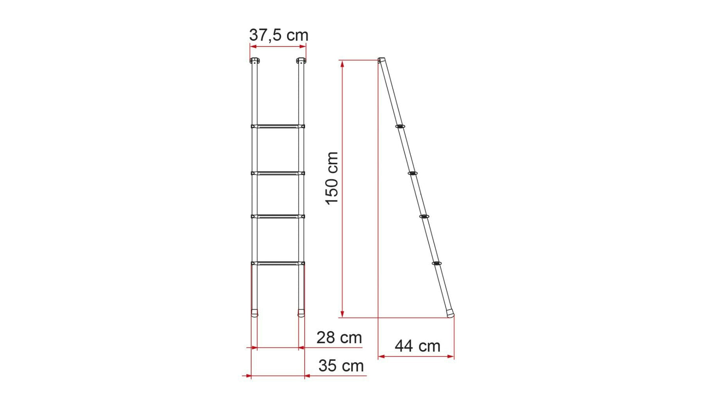 Fiamma Deluxe 4R Ladder