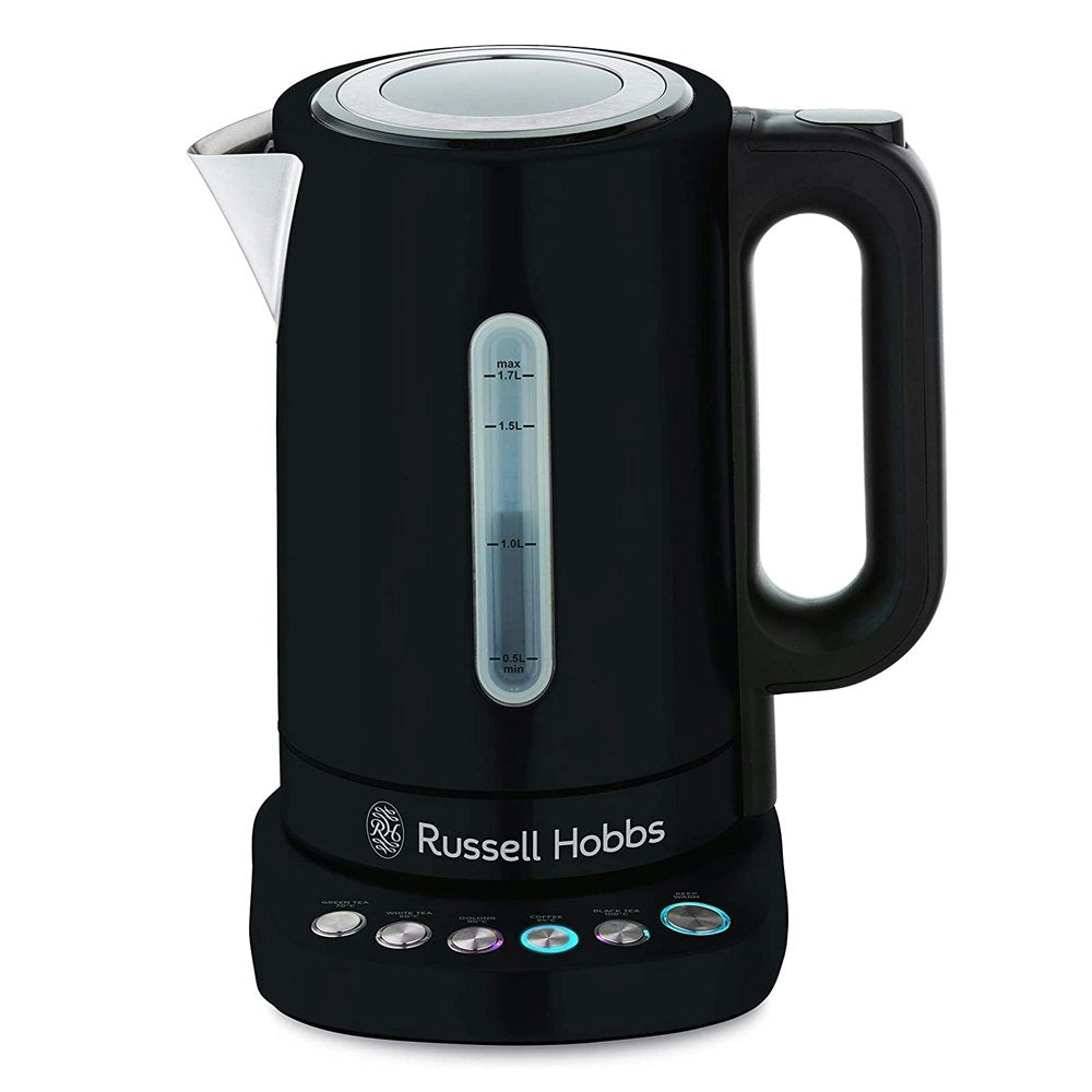 Russell Hobbs Addison Digital Kettle & 4 Slice Toaster Stainless Steel Matte BLK