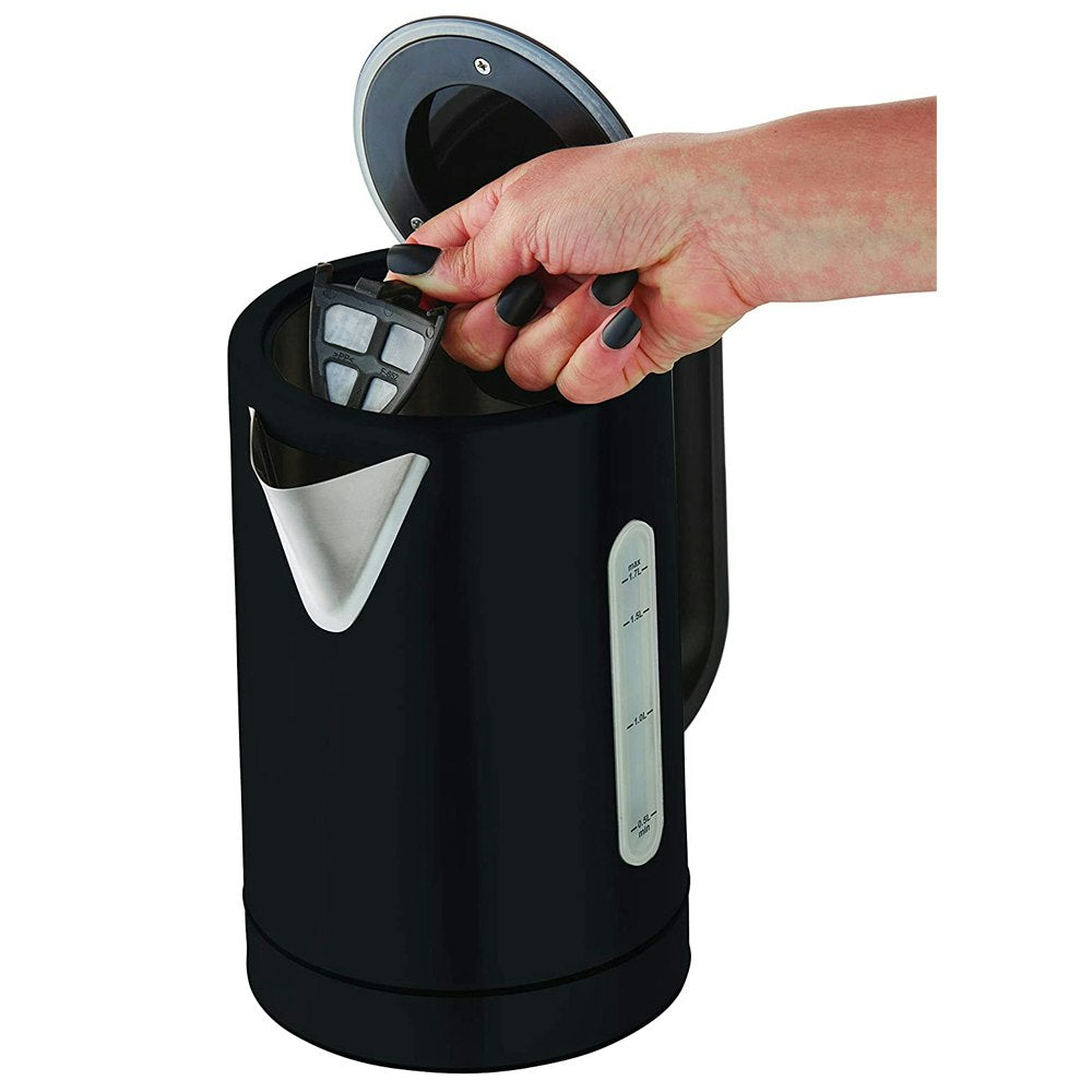 Russell Hobbs Addison Digital Kettle & 4 Slice Toaster Stainless Steel Matte BLK