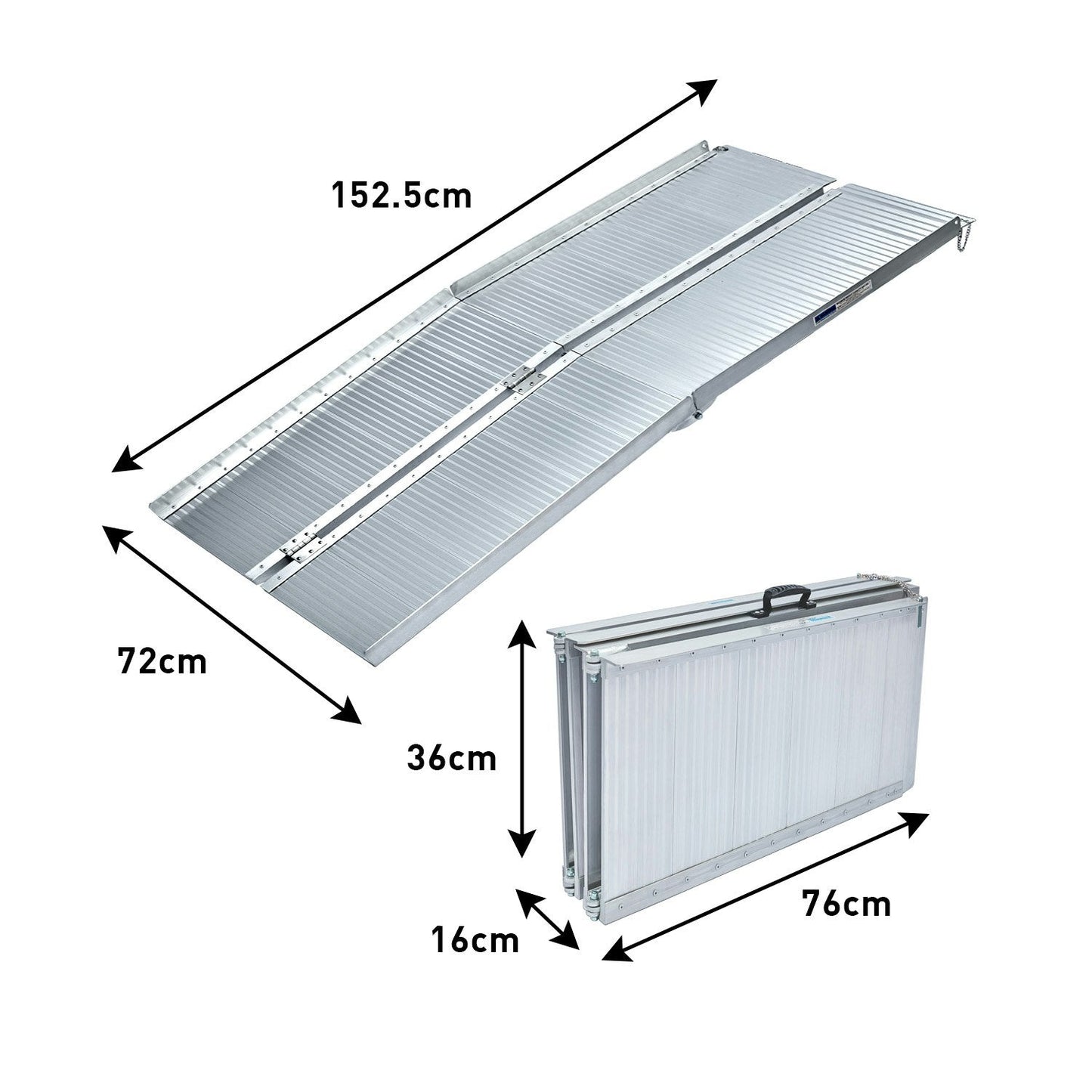 Kartrite Aluminium Portable Wheelchair Ramp R02 - 5ft