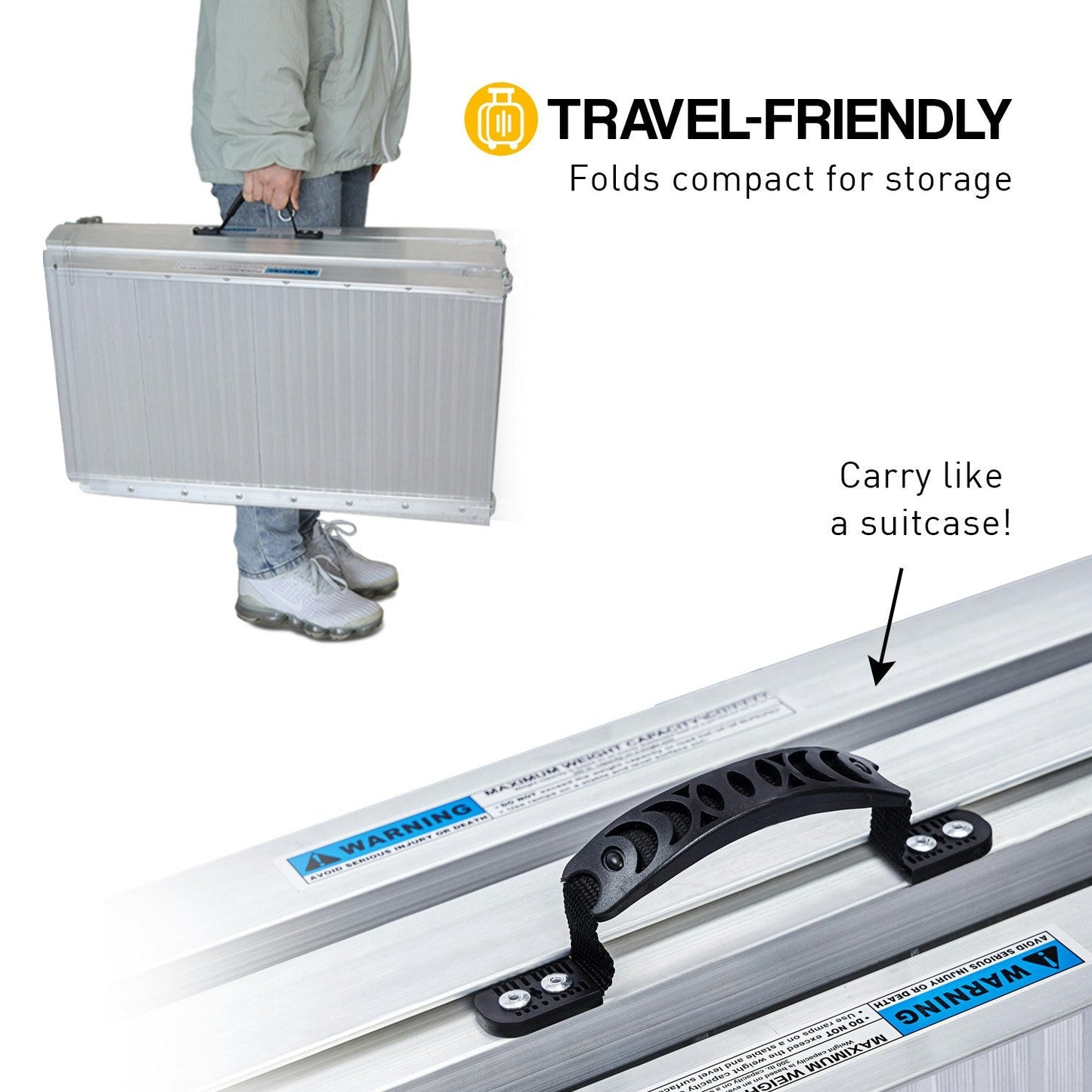 Kartrite Aluminium Portable Wheelchair Ramp R02 - 5ft