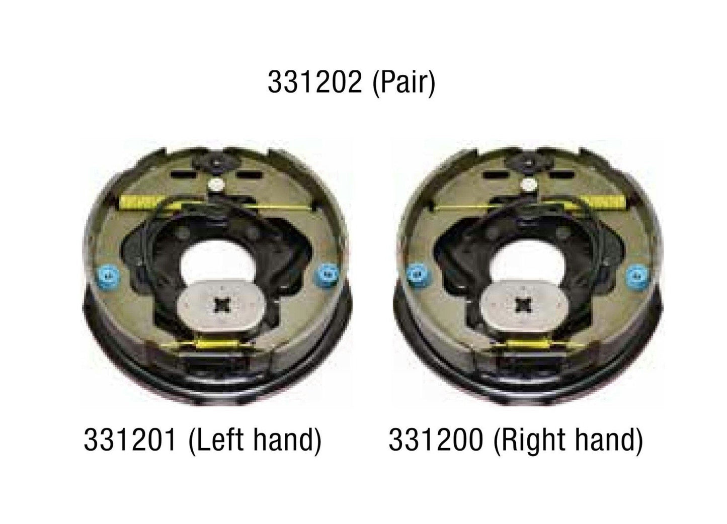 AL-KO 331202 (Pair) 10” No Park Premium Electric Drum Brakes