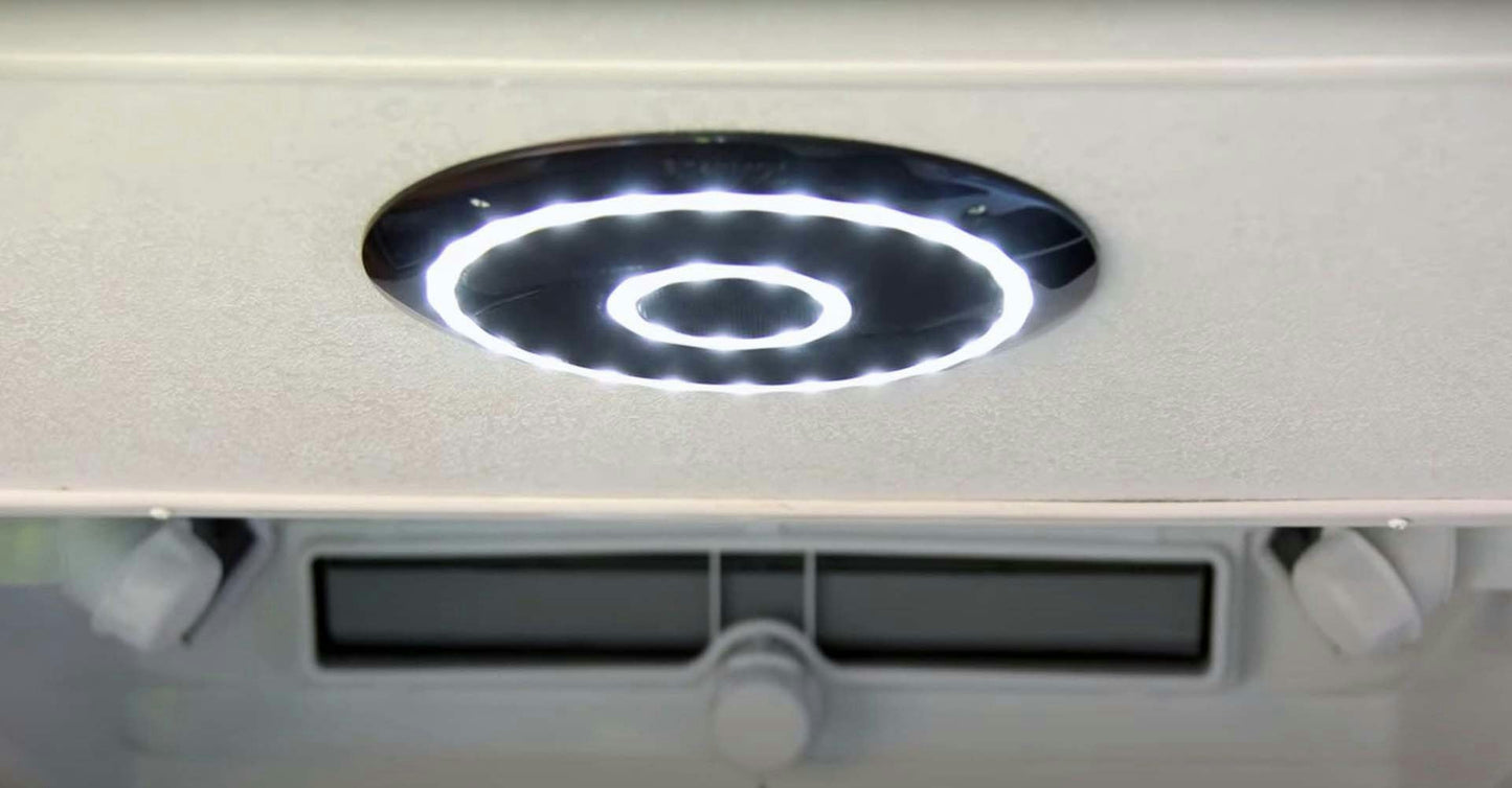 RV Media 6" 180W 2-Way Black LED Speakers Lights