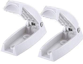 Baggage Door Catch White Pair