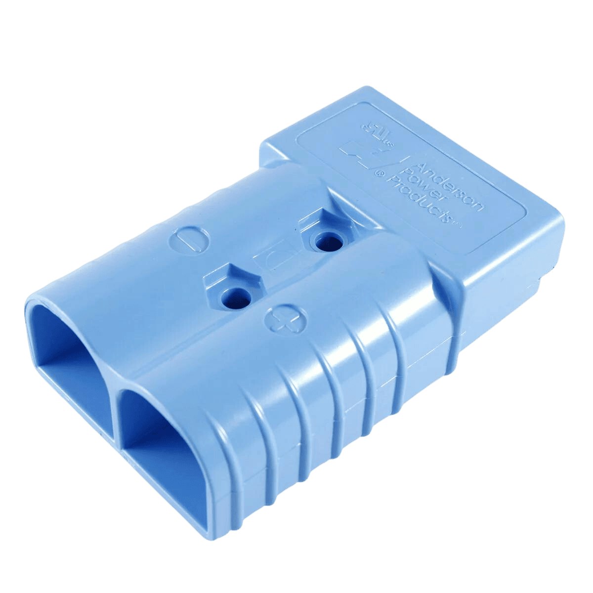 Genuine 50A Blue Anderson Plug Connector with 6AWG Contacts
