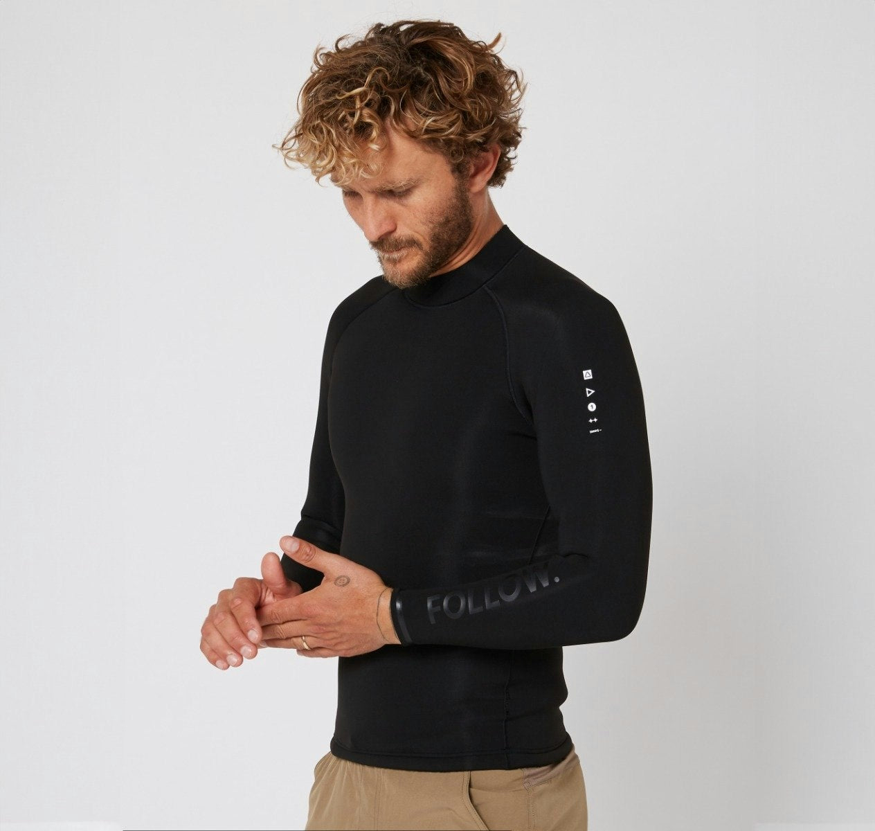 Follow P1 2mm Wetty Top BK SM