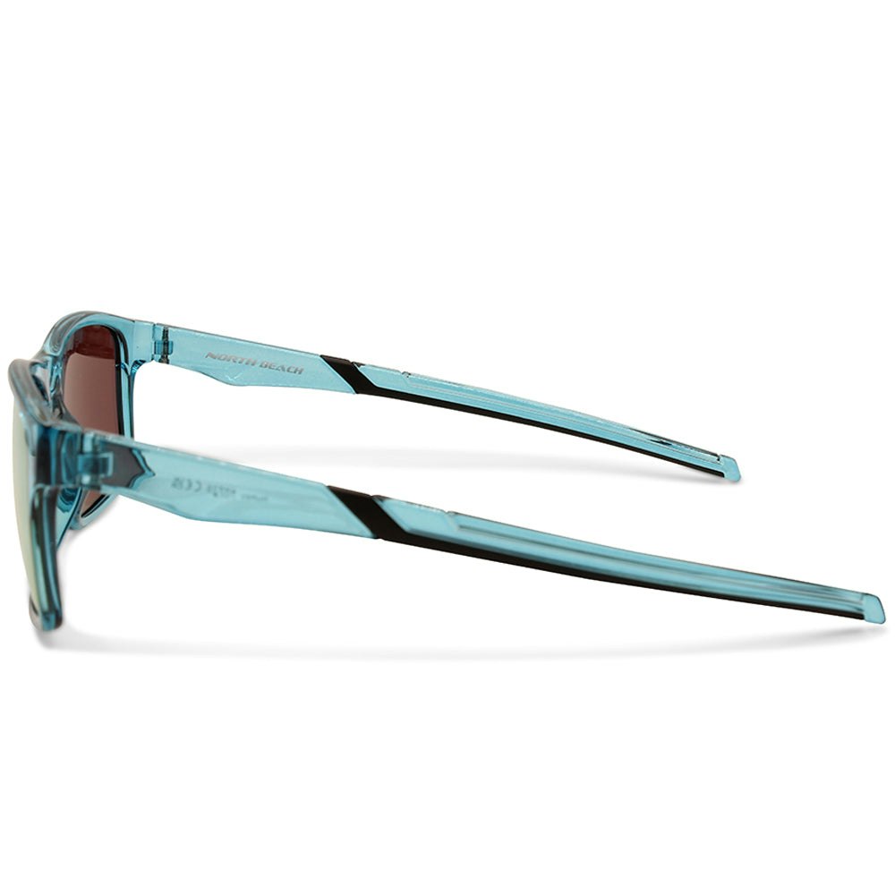 North Beach Humpy Crystal Blue/Gold Mirror Unisex Polarised Sunglasses 70728