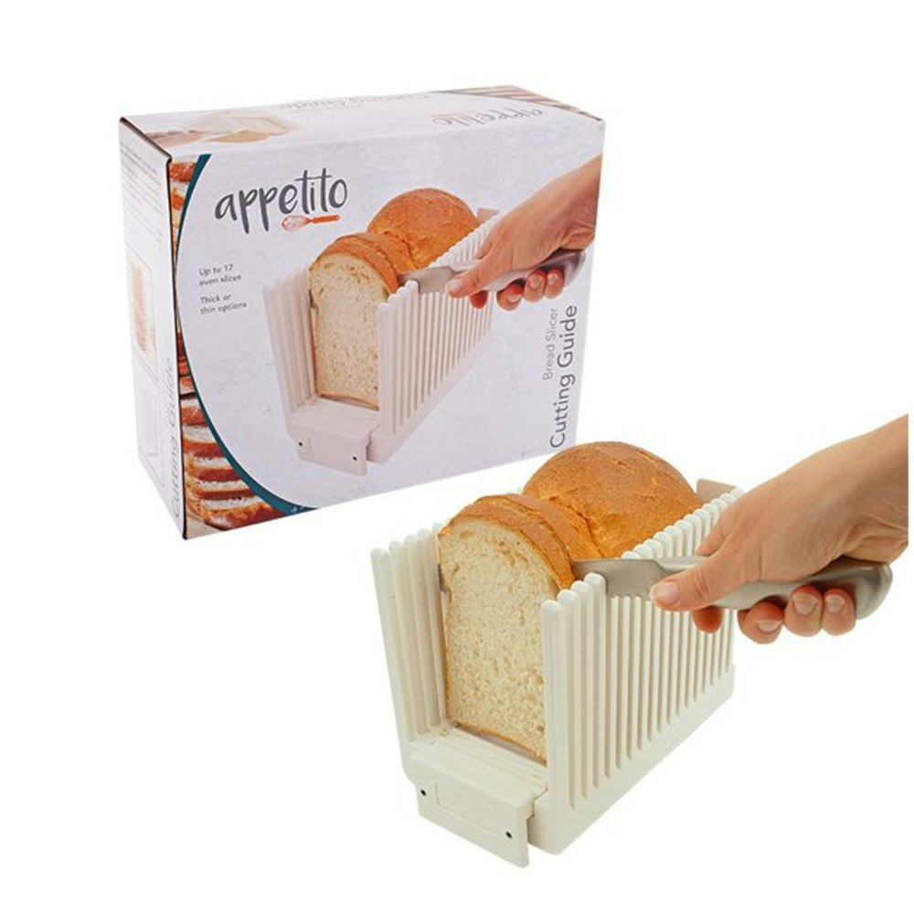 Appetito Loaf Bread Slicing Guide Toast Sandwich Cutter Slicer Guiding Kitchen