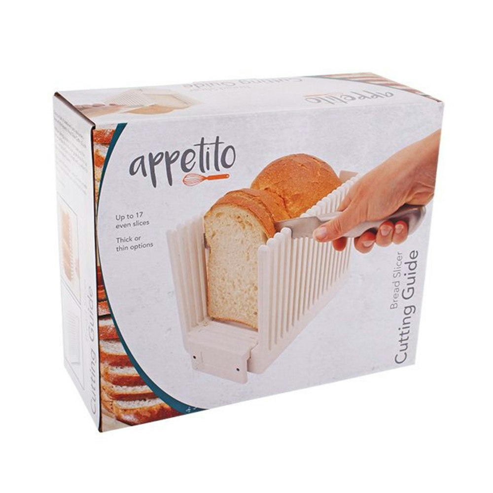 Appetito Loaf Bread Slicing Guide Toast Sandwich Cutter Slicer Guiding Kitchen