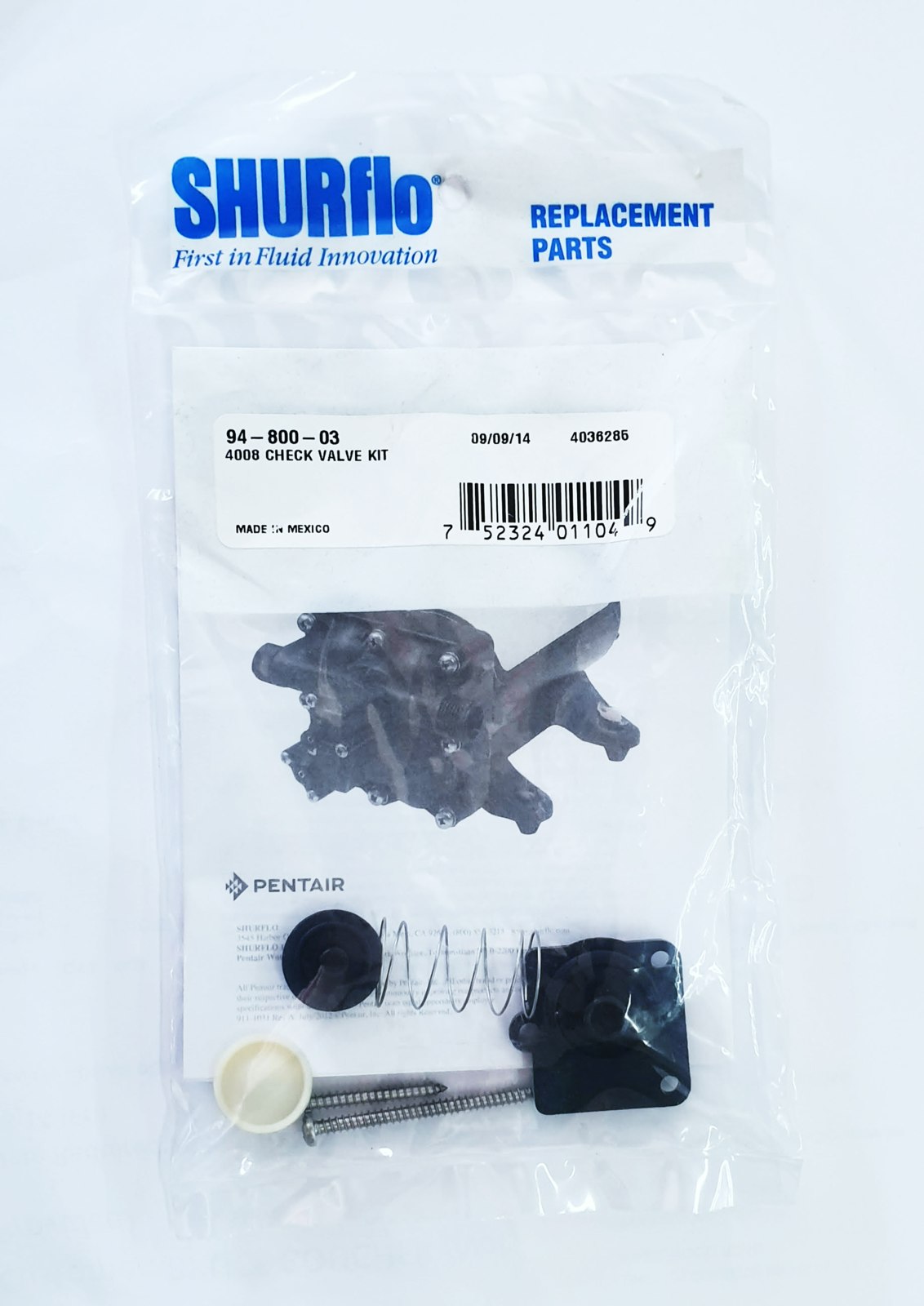 SHURFLO 4008 Series Check Valve Kit Replacement Part 94-800-03