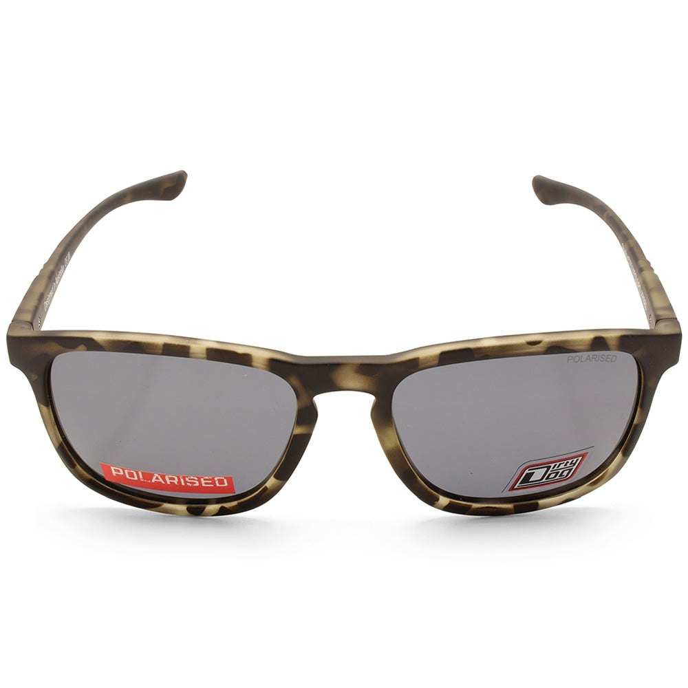 Dirty Dog Shadow Matte Olive Tortoise/Grey Unisex Polarised Sunglasses 53751